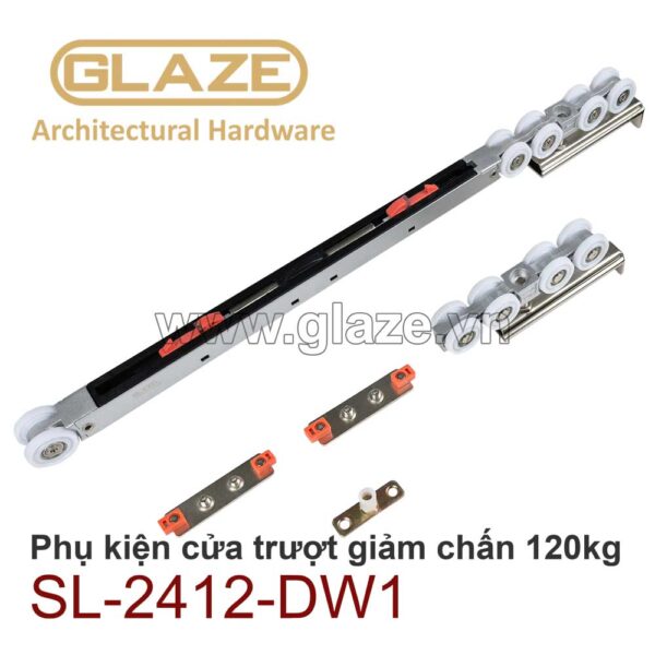 Phụ kiện cửa trượt lùa giảm chấn 120kg - Ảnh 2